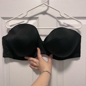 Cacique adjustable back strapless bra